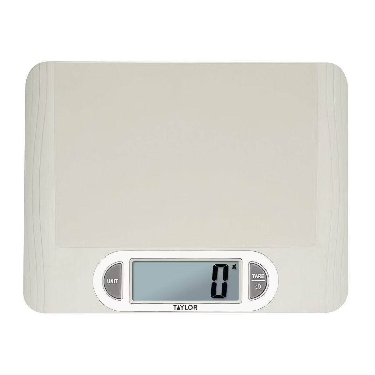 Taylor 11lb Digital Kitchen Food Scale USB with Ocean Bound Plastic Cream