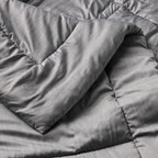 King/California King Rayon from Bamboo Comforter Set Dark Gray - Casaluna