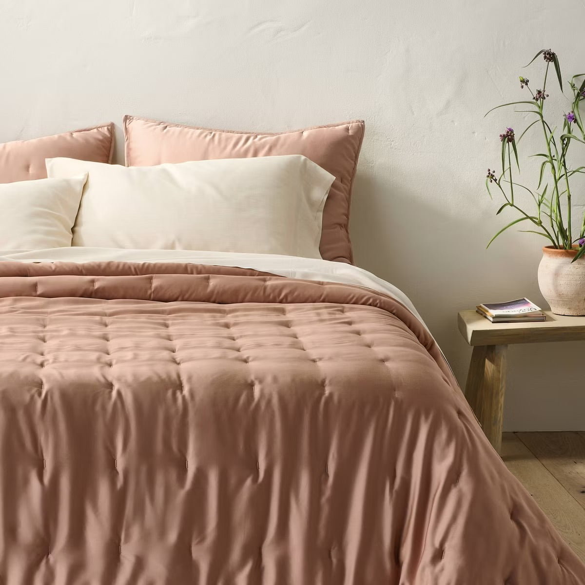 Full/Queen Rayon from Bamboo Quilt Light Adobe Clay