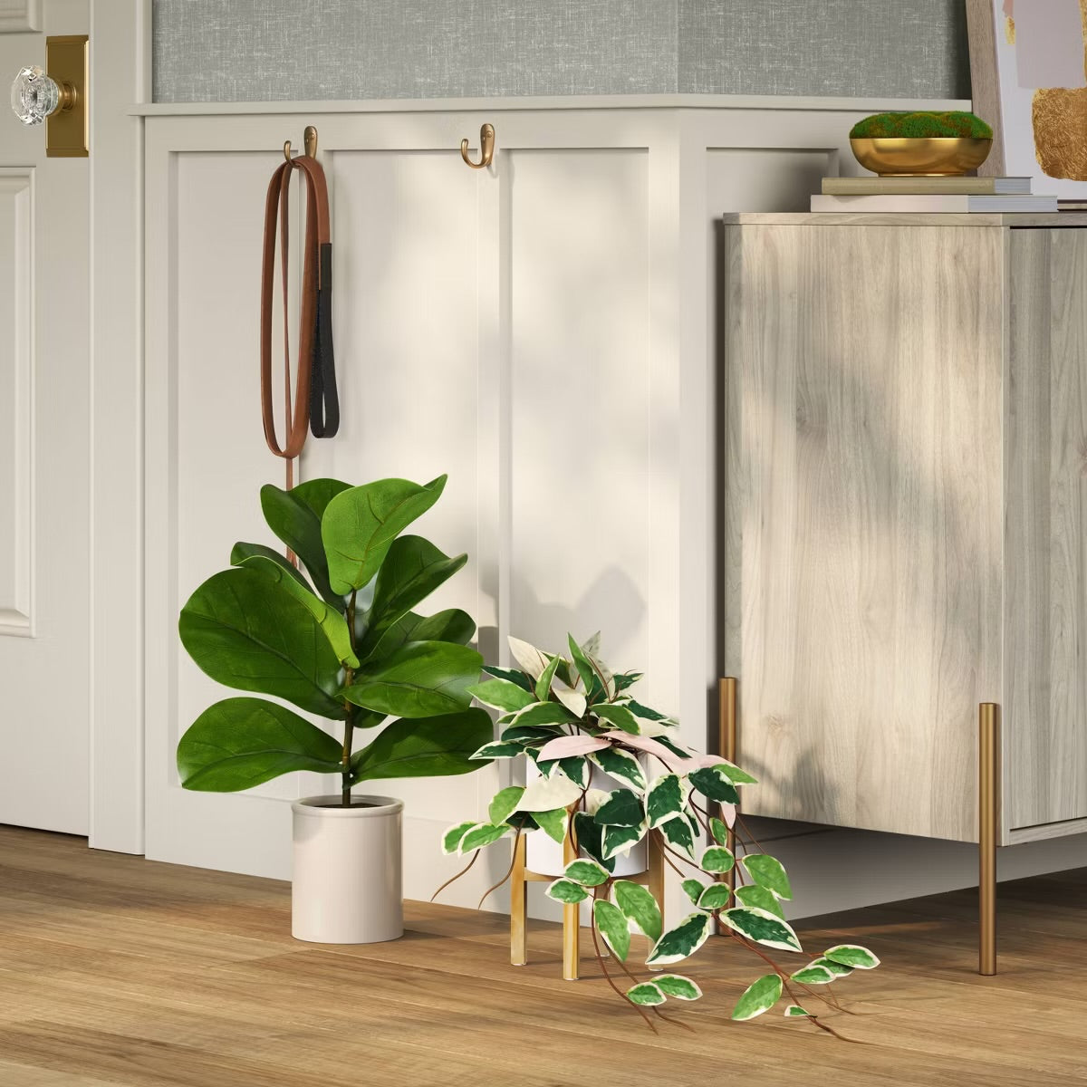 Fiddle Leaf Potted Plant Small - Threshold