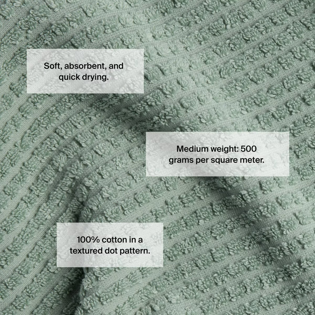Terry Dot Hand Towel Jade - Parachute