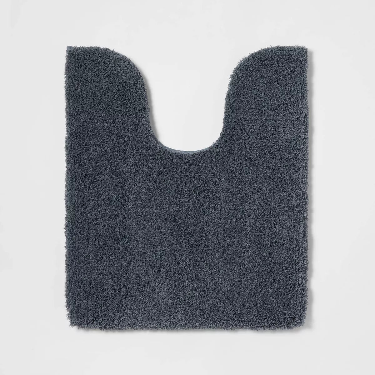 Spa Plush Contour Bath Rug Slate Blue - Threshold