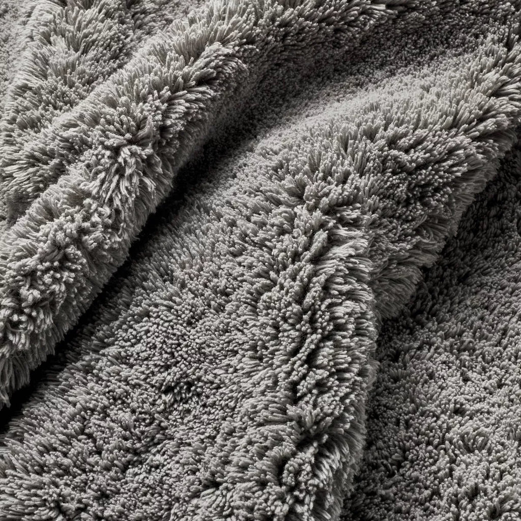 21"x34" Modal Plush Bath Rug Light Gray - Casaluna