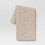 Oversized Recycled Knit Throw Blanket Off-White - Threshold