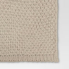 Oversized Recycled Knit Throw Blanket Off-White - Threshold