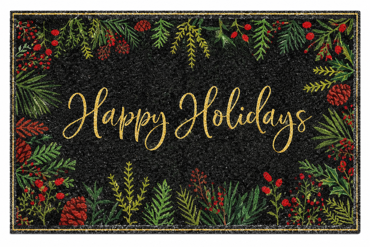 24" x 36"  Matologie - Happy Holidays