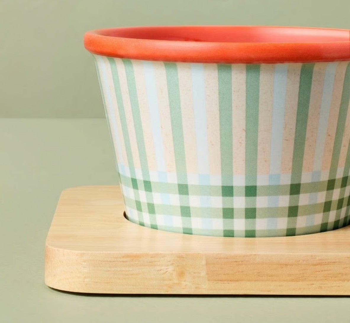4pk Summer Plaid Melamine Mini Bowl Serving Set - Hearth & Hand™ with Magnolia