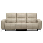 Simon Li - 3 Piece Top Grain Leather Power Reclining Sofa - Zero Gravity