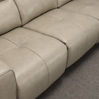 Simon Li - 3 Piece Top Grain Leather Power Reclining Sofa - Zero Gravity
