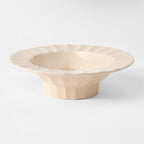 Ceramic Hand Molded Pedestal Bowl Pink - Threshold designed with Studio McGee