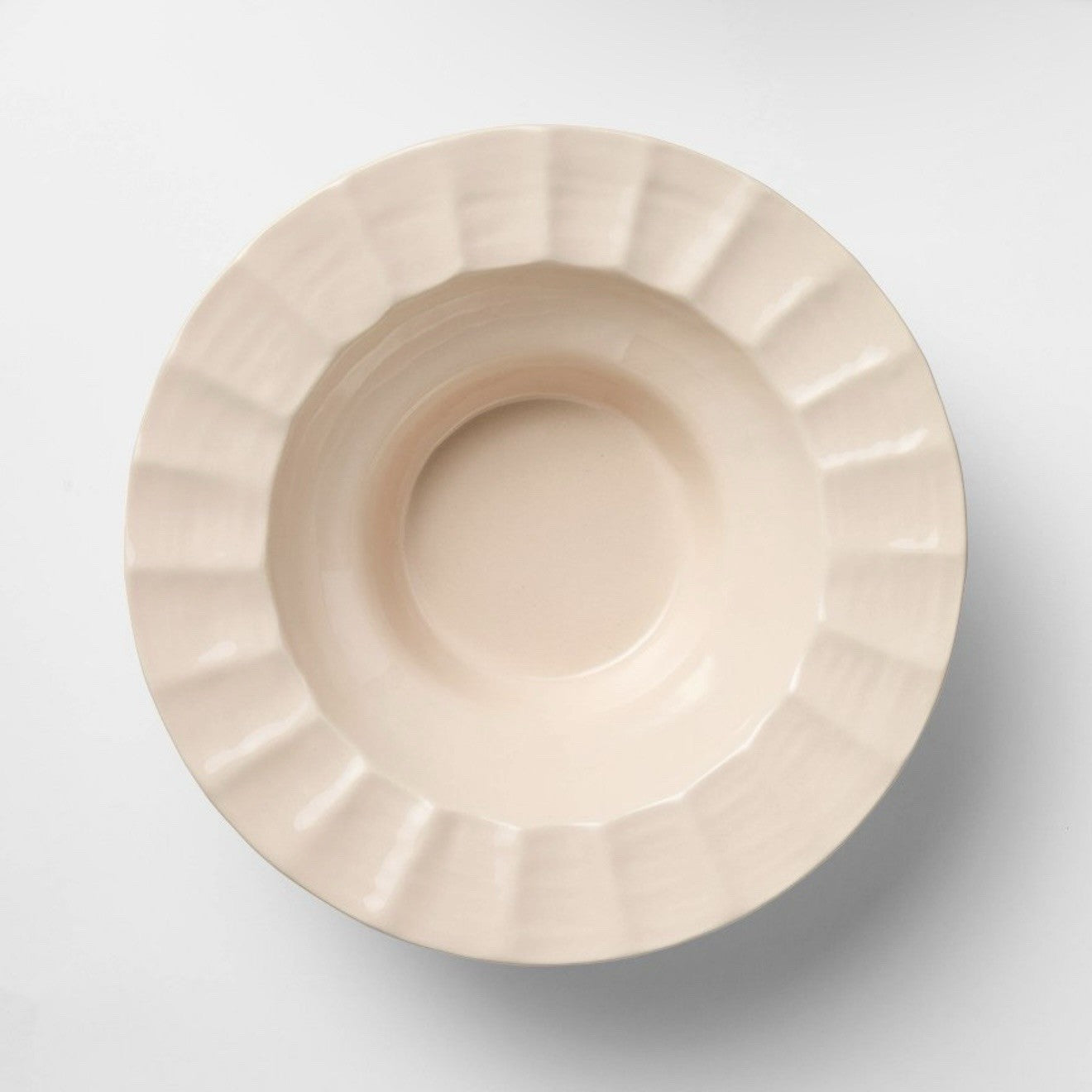 Ceramic Hand Molded Pedestal Bowl Pink - Threshold designed with Studio McGee