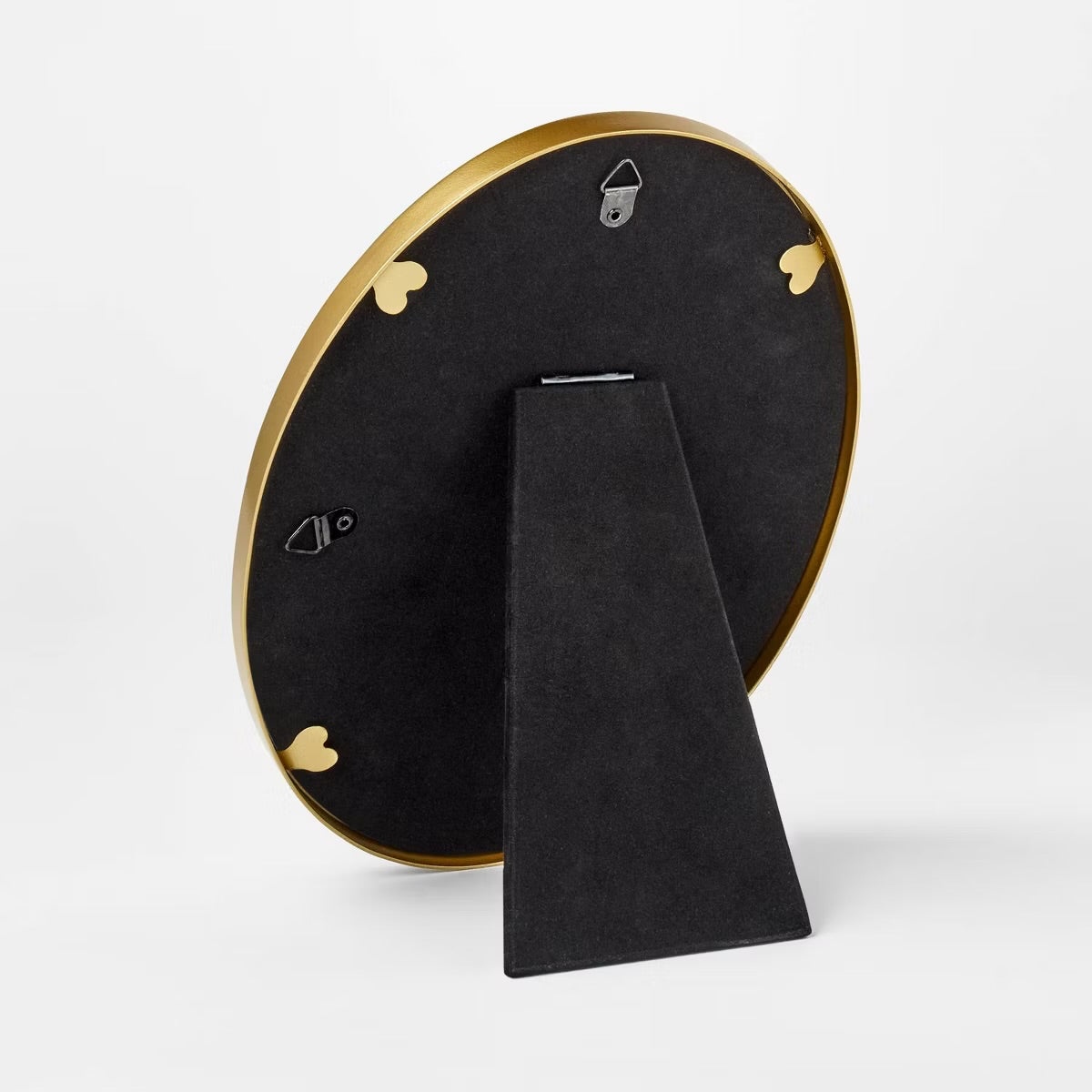 7"x9" Matted to 5"x7" Twisted Metal Oval Picture Frame - Threshold designed with Studio McGee