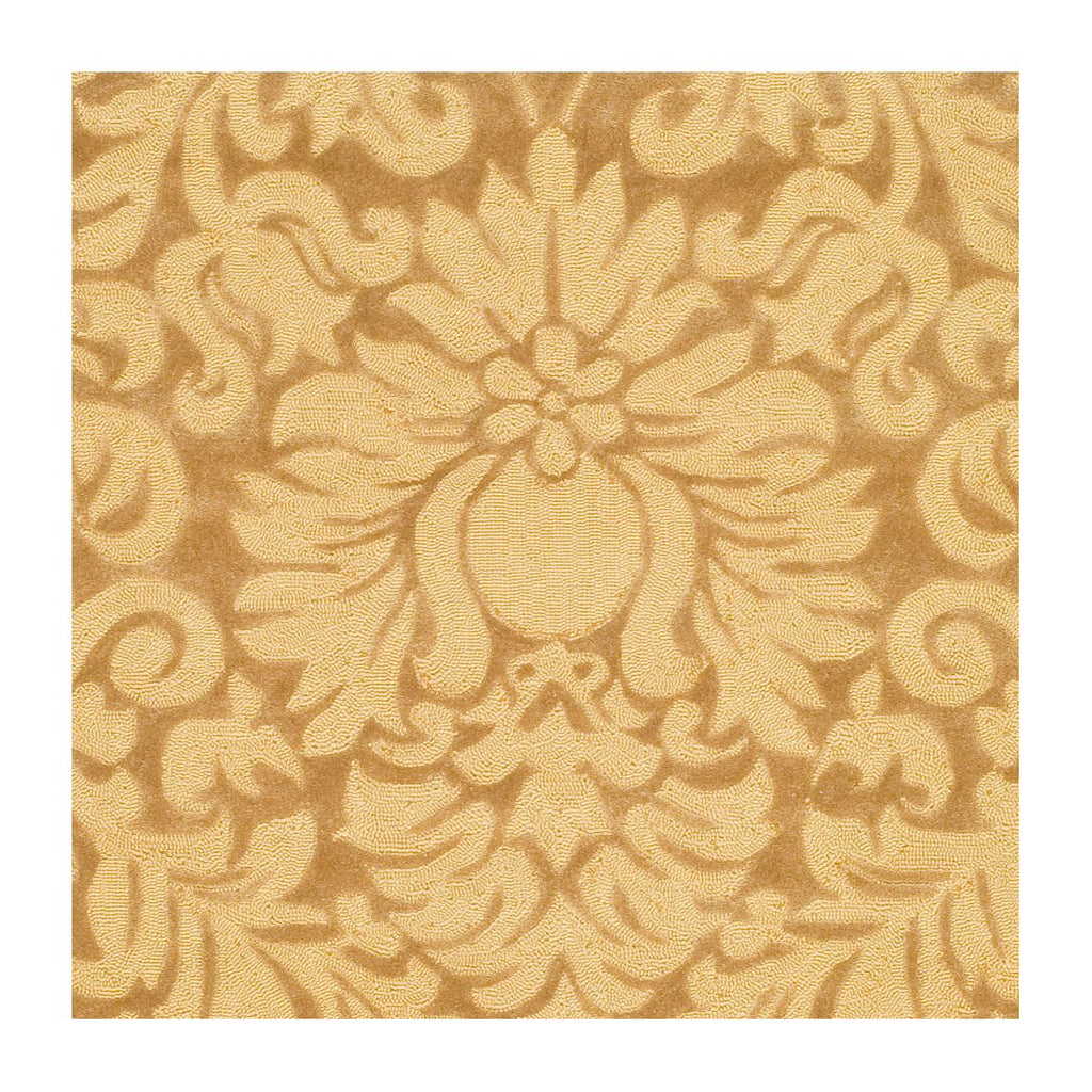 8’ Round Brussels TLP714 Hand Hooked Indoor Area Rug - Beige