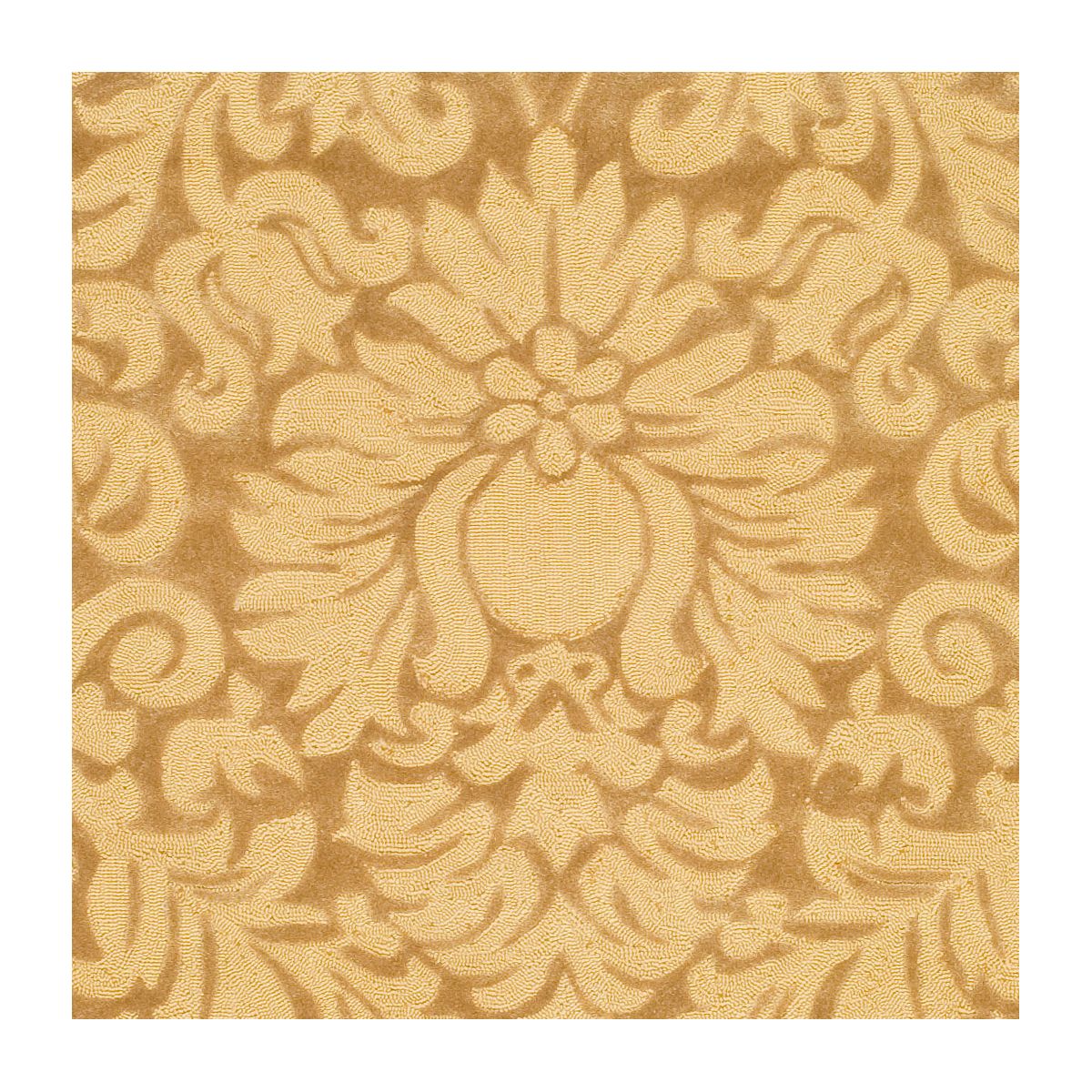 8’ Round Brussels TLP714 Hand Hooked Indoor Area Rug - Beige