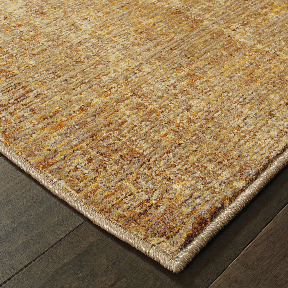 10” x 13’2” Oriental Weavers Atlas Gold/Yellow Area Rug