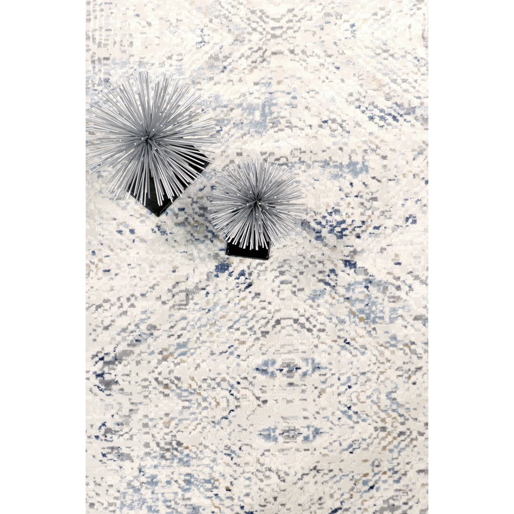 6” Round Efes Geometric Indoor Rug
