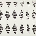 Jungalow Prosperity Shower Curtain Black/Cream 100% Cotton
