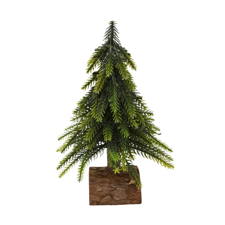 GREEN FIR LARGE LOG BASE