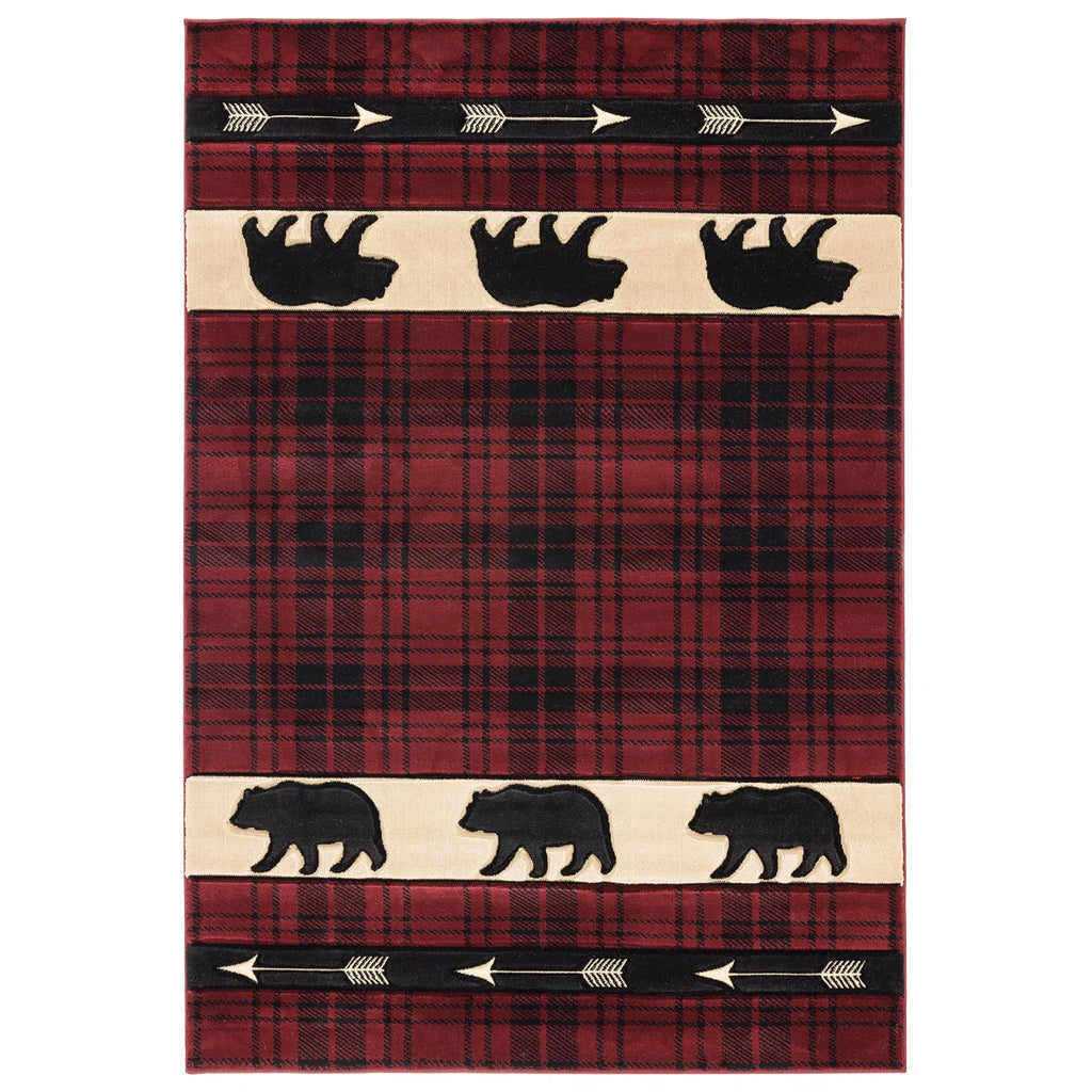7’10 x 10’6 Entiat Plaid Indoor Rug