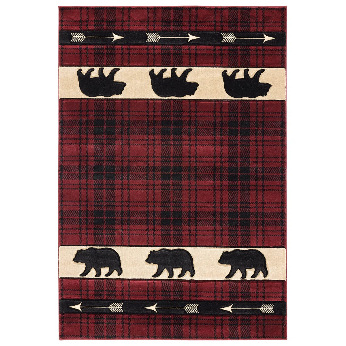 7’10 x 10’6 Entiat Plaid Indoor Rug