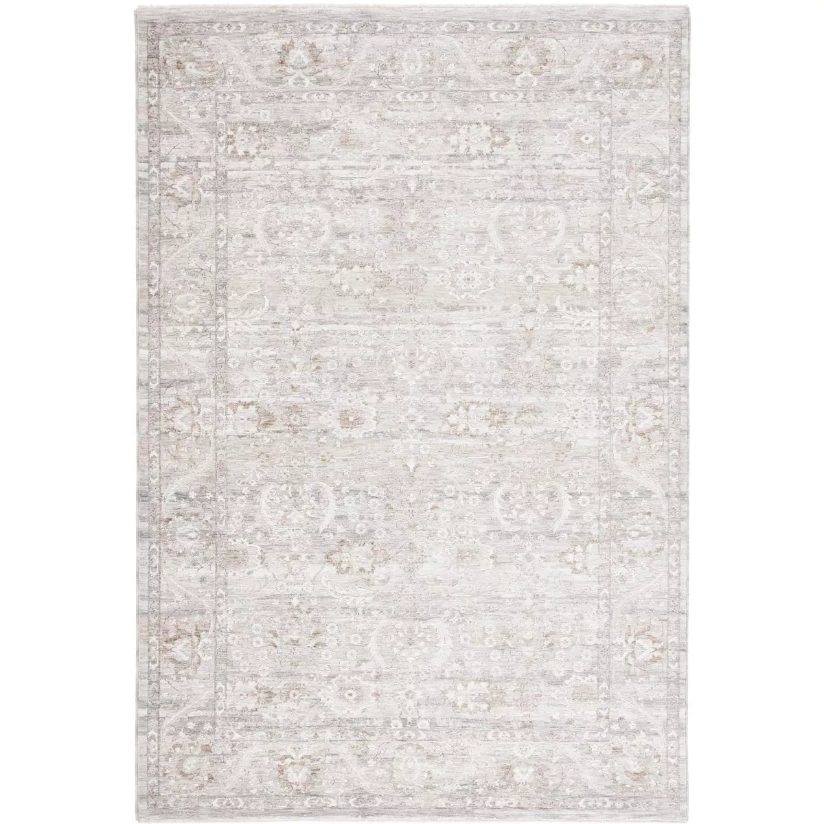 5’3 x 7’6 Mason Power Loomed Indoor Area Rug - Grey/Beige