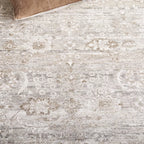 5’3 x 7’6 Mason Power Loomed Indoor Area Rug - Grey/Beige