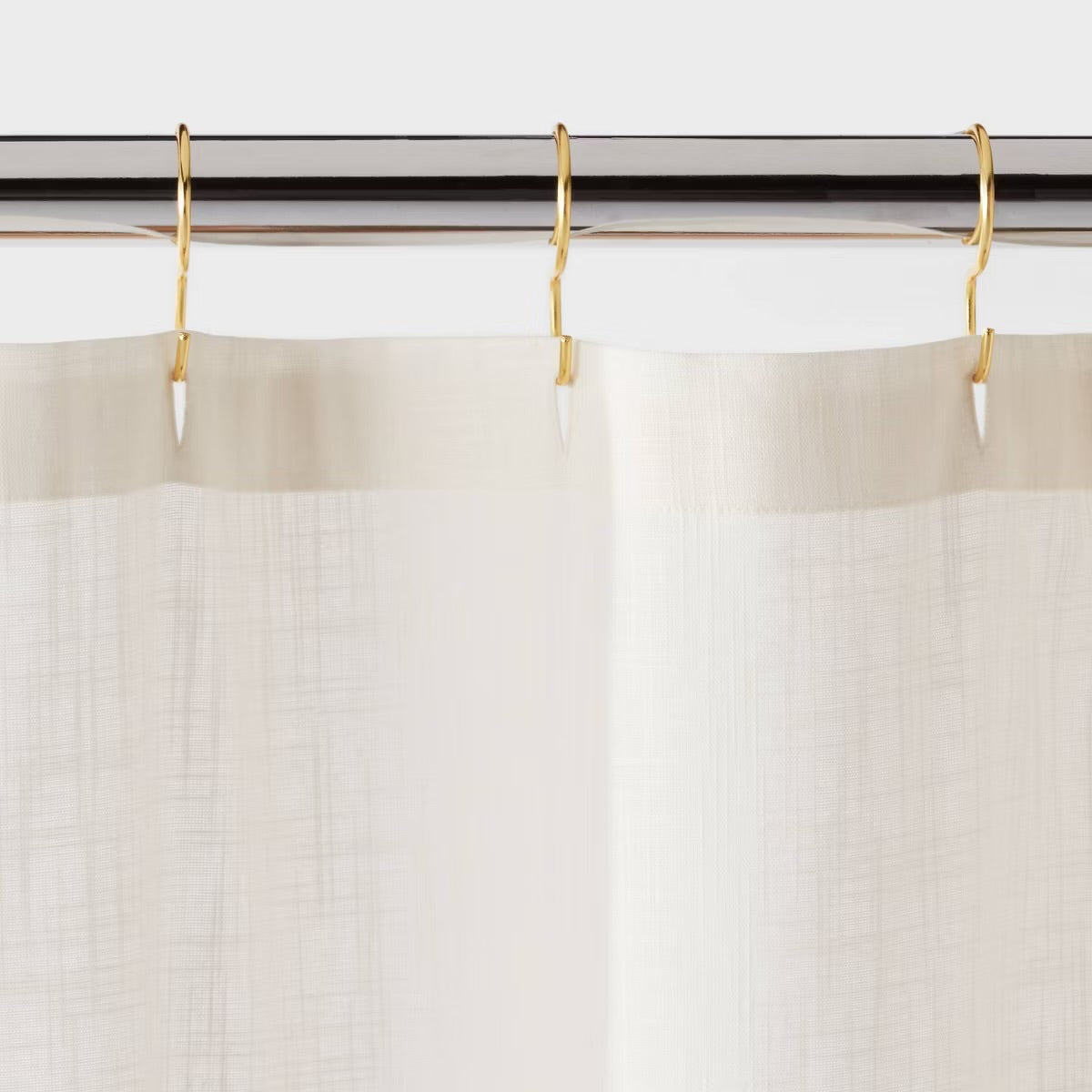 13pc Coastal Abstract Shower Curtain Set Cream/Red - Threshold