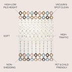 8” x 10” Pia Moroccan Area Rug