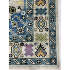6” x 9” Beige Hand Knotted Wool Traditional Malayer Collection Rug