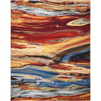 7’9” x 9’9” Ostby Lava Flow Area Rug