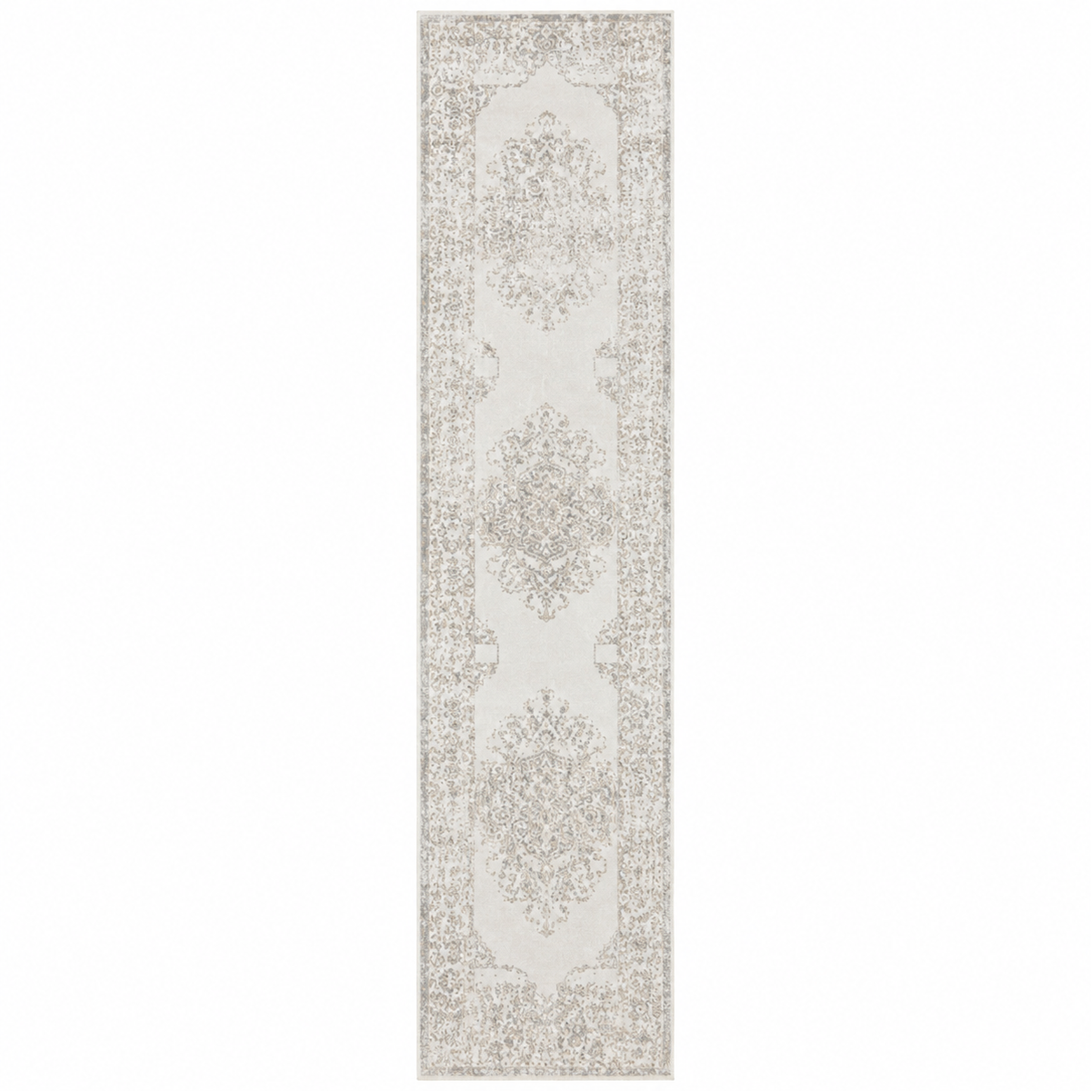 2'7 x 12 Unique Loom Oxford Collection Area Rug