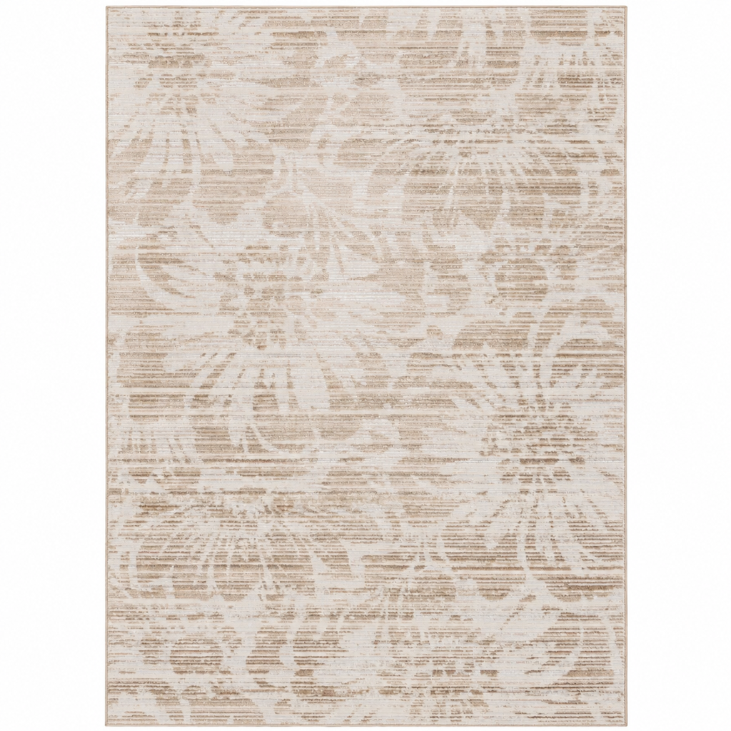 4 x 6 - Iliana Ivory Grey with Gold Accents