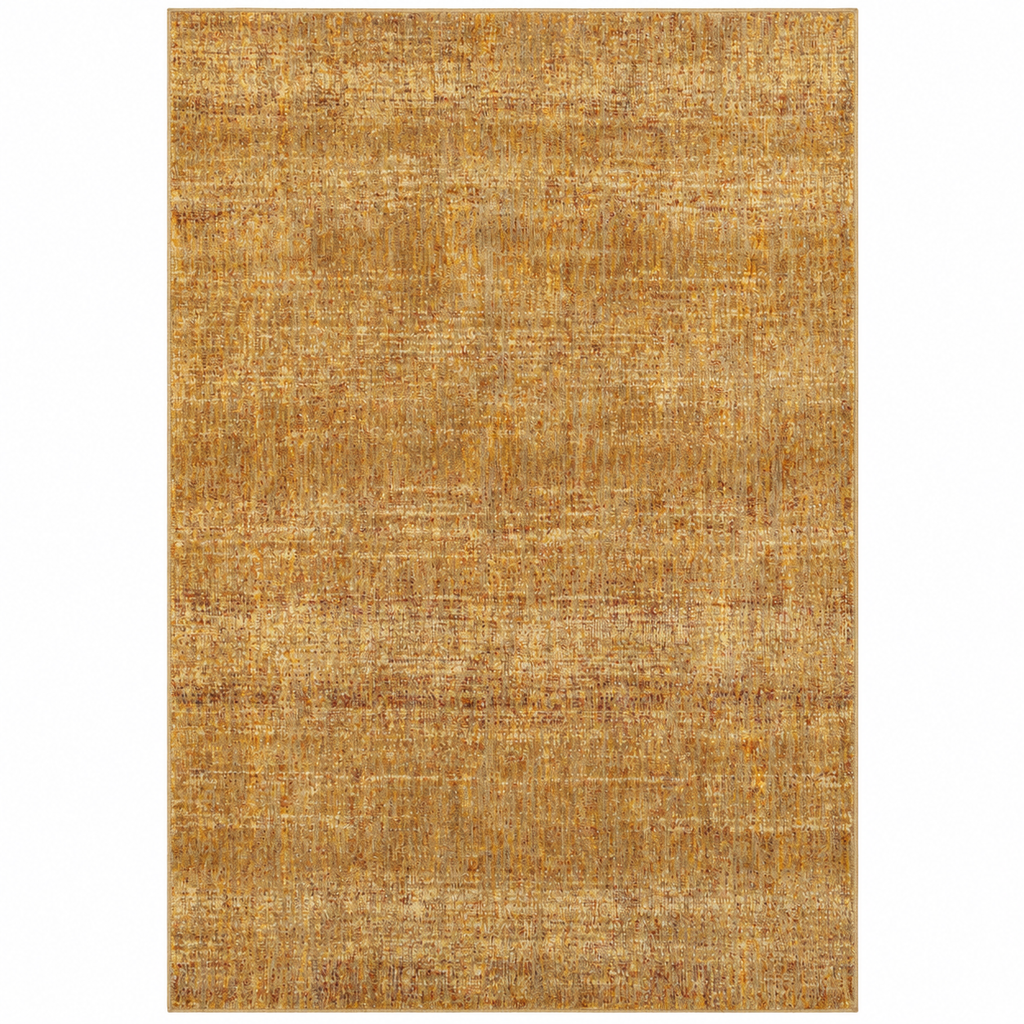 10” x 13’2” Oriental Weavers Atlas Gold/Yellow Area Rug