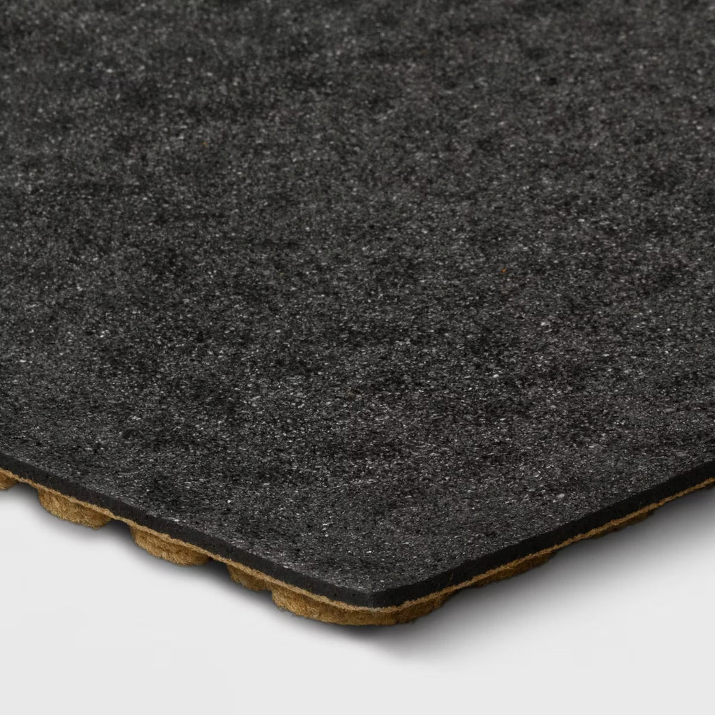 1'6"x2'6" Absorbing Embossed Rope Doormat Beige - Room Essentials