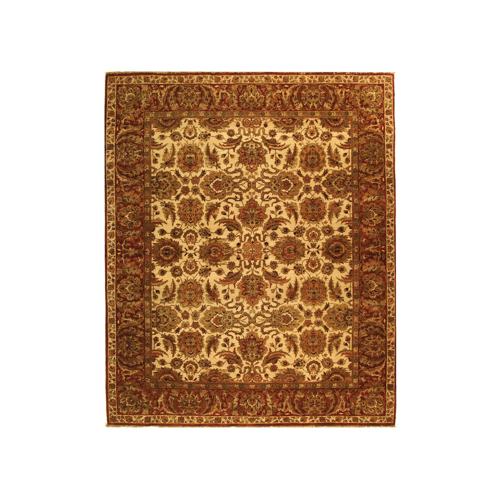 3'x5' Safavieh Old World Collection Ivory / Rust