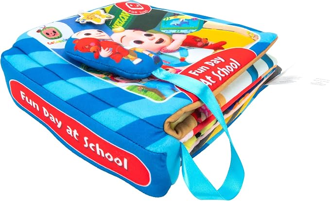 Cocomelon Fun Day at School Plush Book