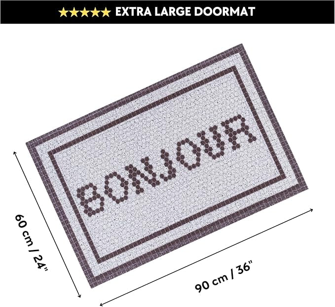 24" x 36" Matologie Mat Bonjour Mosaic