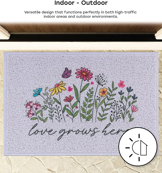 24" x 36" Matologie Mat Multi Flower