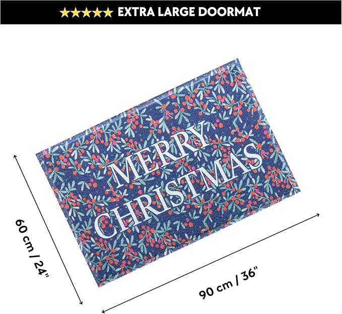 24" x 36"  Matologie - Blue Holly