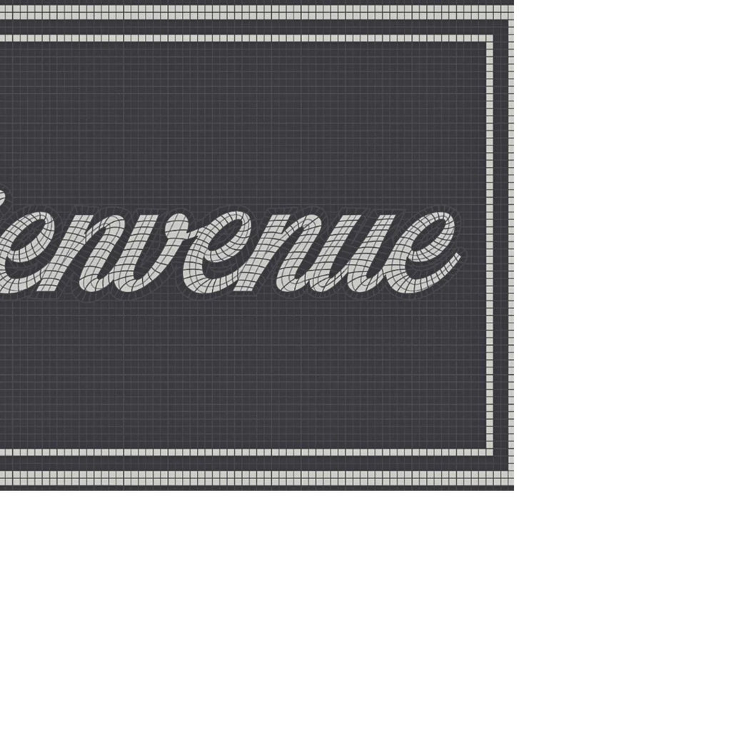 24" x 36" Matologie Mat Bienvenue Mosaic