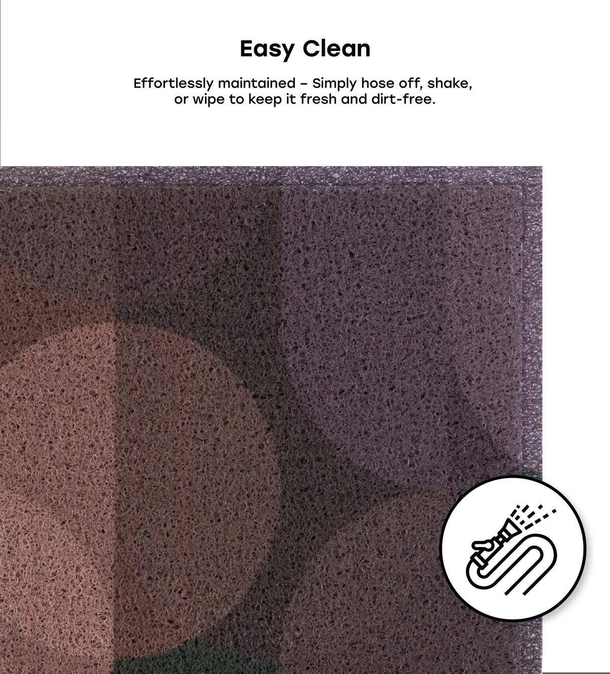 24" x 36" Matologie Mat Brown Circle