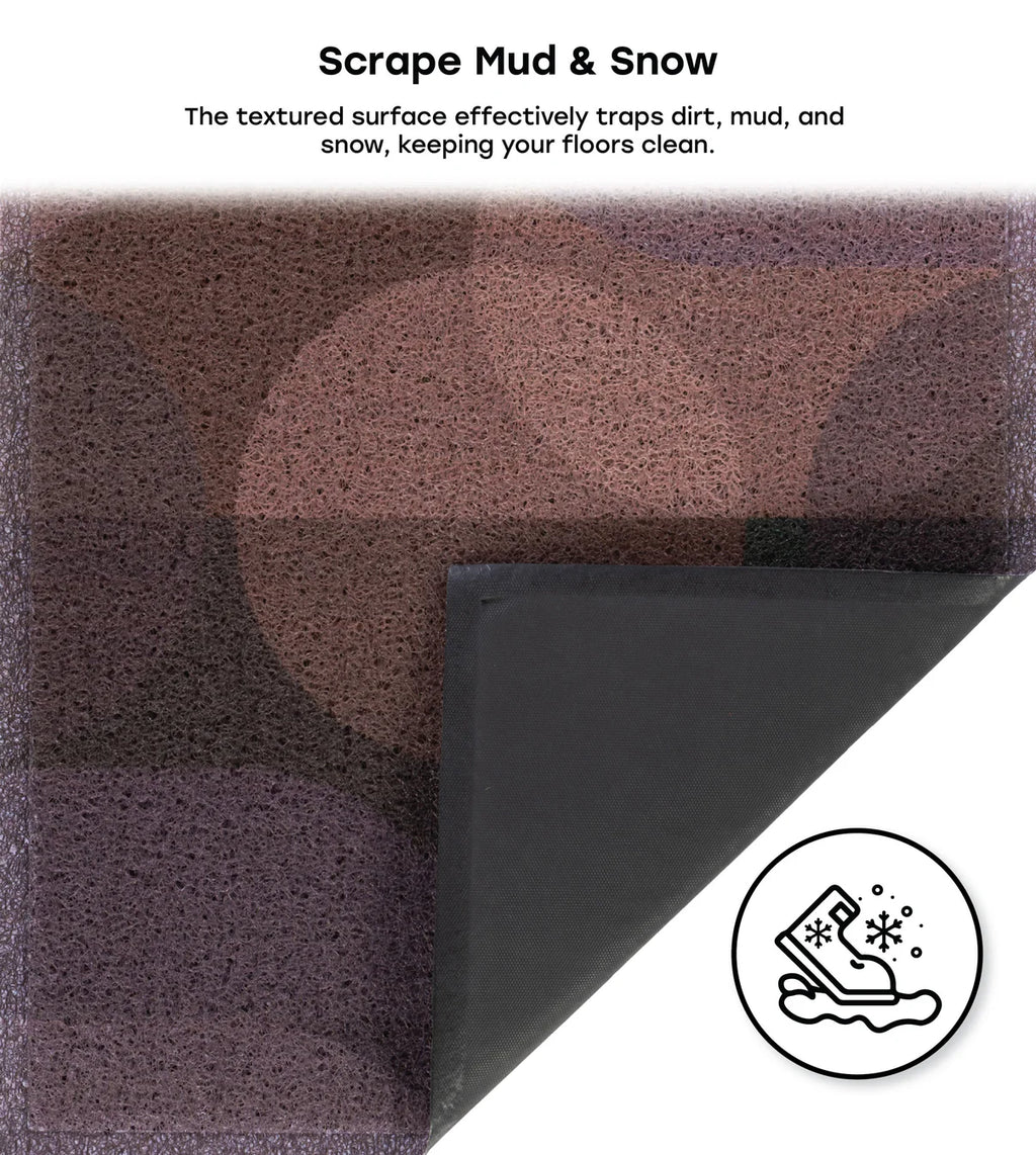 24" x 36" Matologie Mat Brown Circle