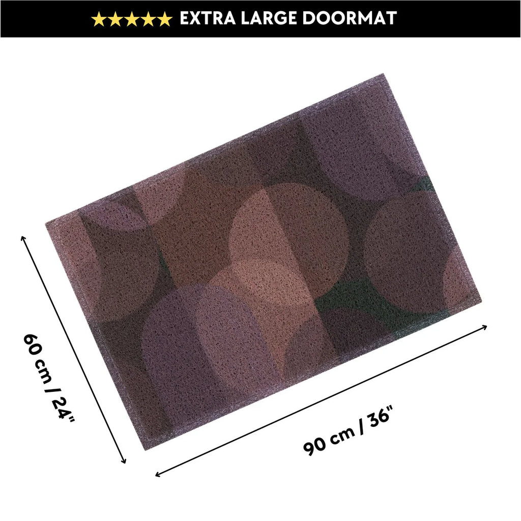24" x 36" Matologie Mat Brown Circle