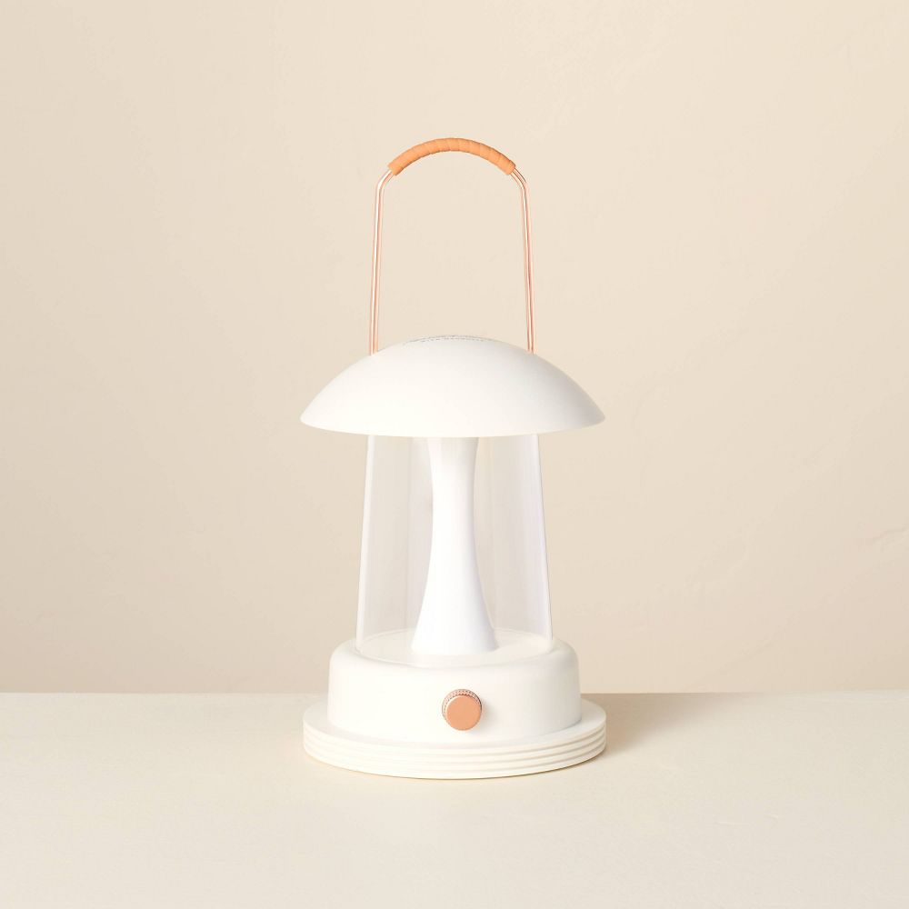 Portable LED Table Lantern Cream - Hearth & Hand with