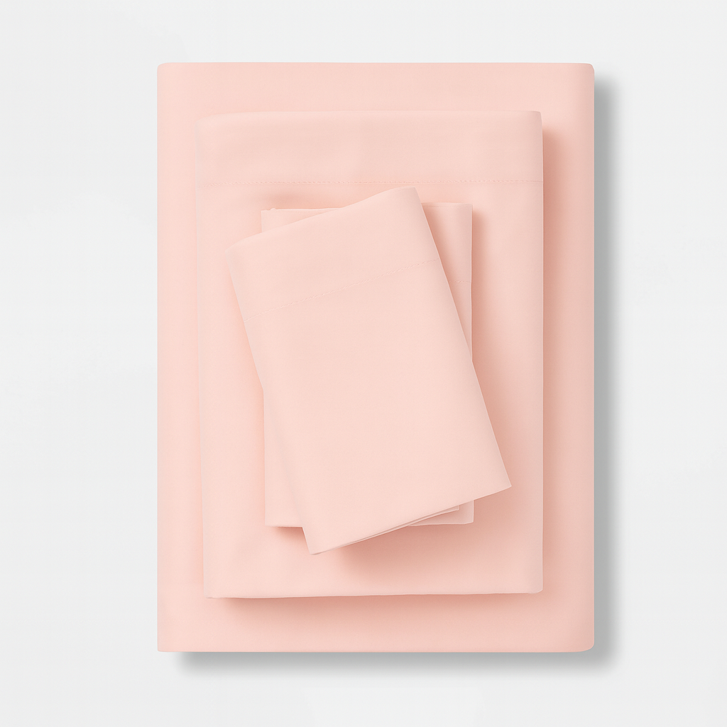King Microfiber Sheet Set Blush - Room Essentials