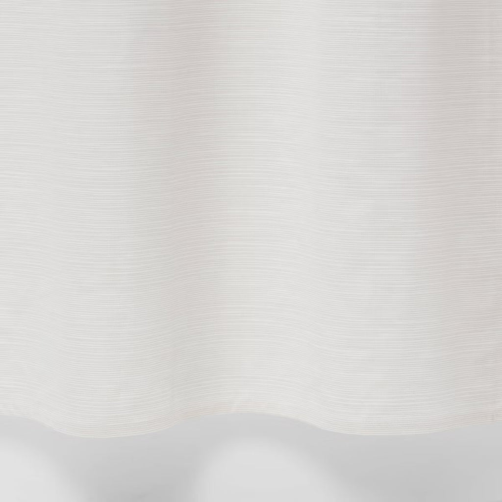 Subtle Striped Textured Shower Curtain Off-White - Threshold