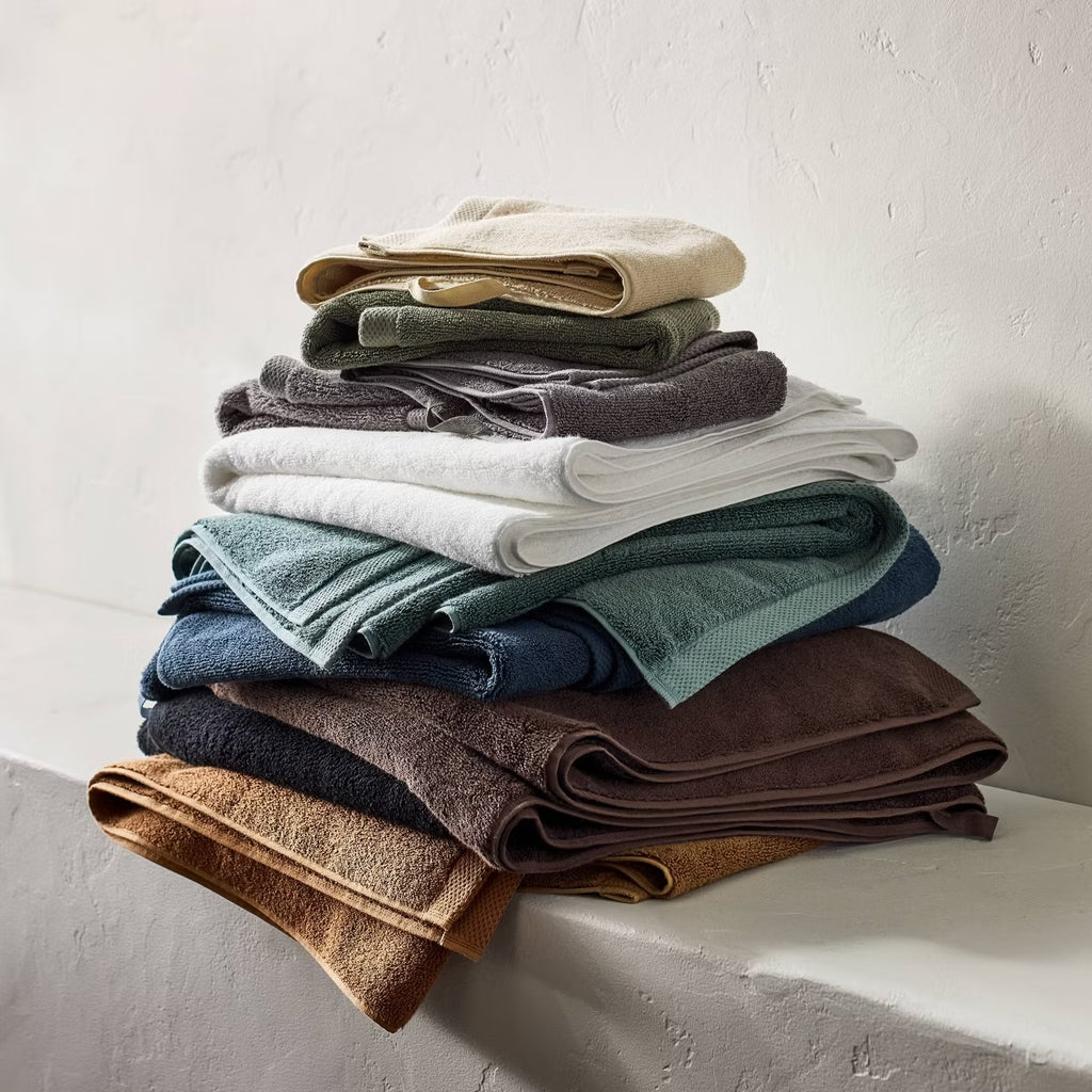 Organic Bath Sheet Olive - Casaluna