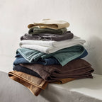 Organic Bath Sheet Olive - Casaluna