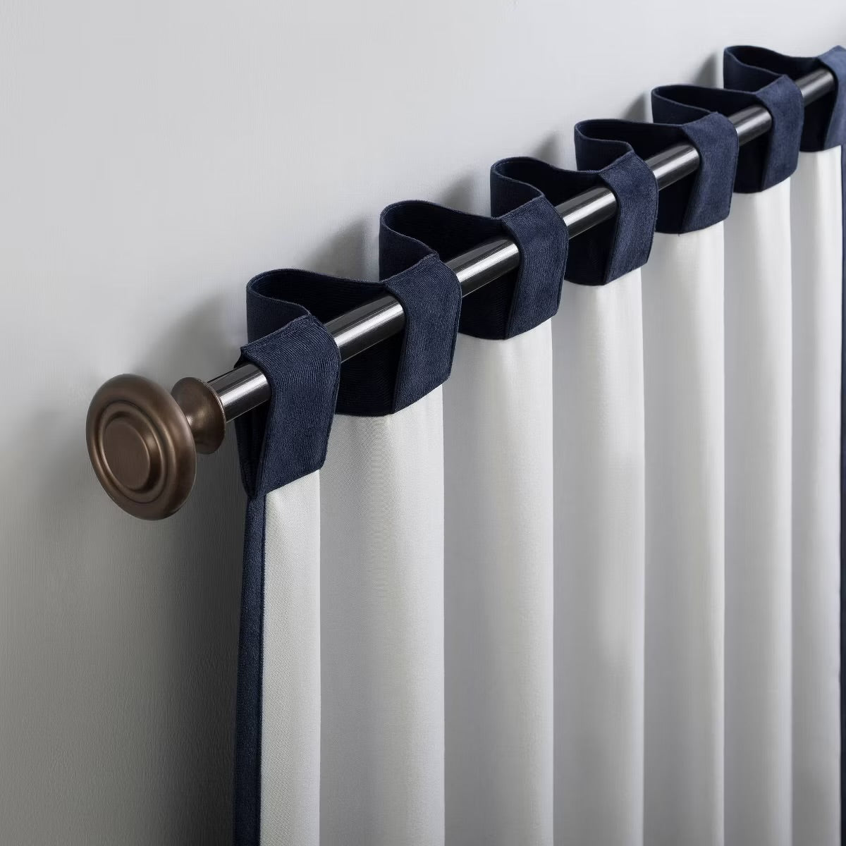 2PK 50"x84" Sun Zero 100% Blackout Velvet Noise Reducing Thermal Curtain Panel Dark Blue