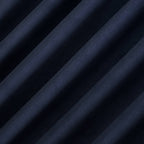 2PK 50"x84" Sun Zero 100% Blackout Velvet Noise Reducing Thermal Curtain Panel Dark Blue